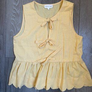 Boutique yellow top